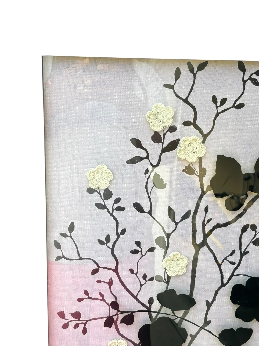Hobby Lobby Black and Cream Botanical Framed Art